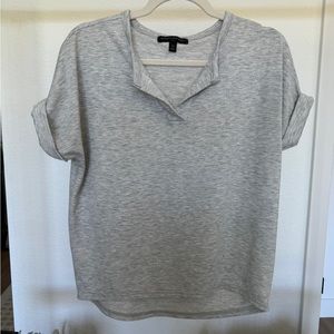 Grey Short Sleeve Top